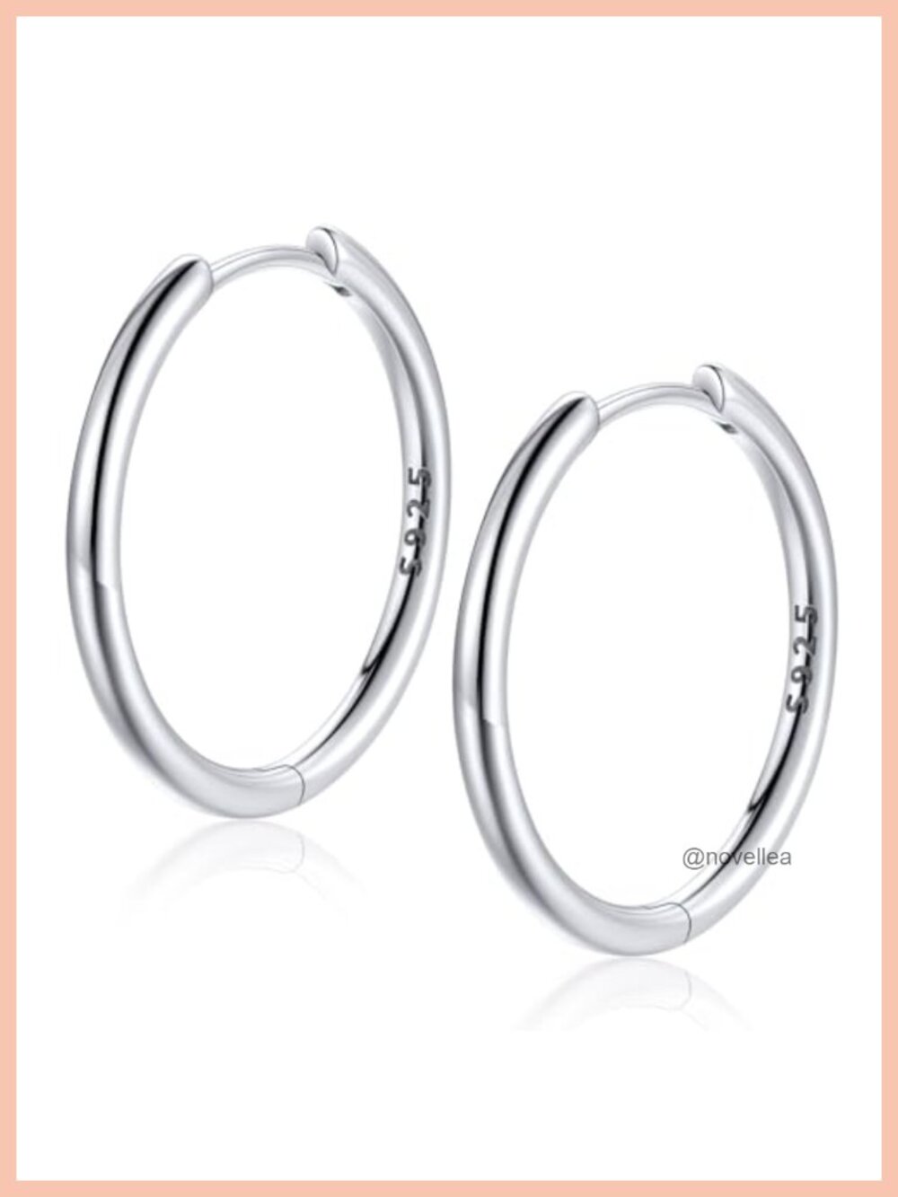 925 Sterling Silver Huggie Hoop Earrings Hypoallergenic Small Hoops for Women